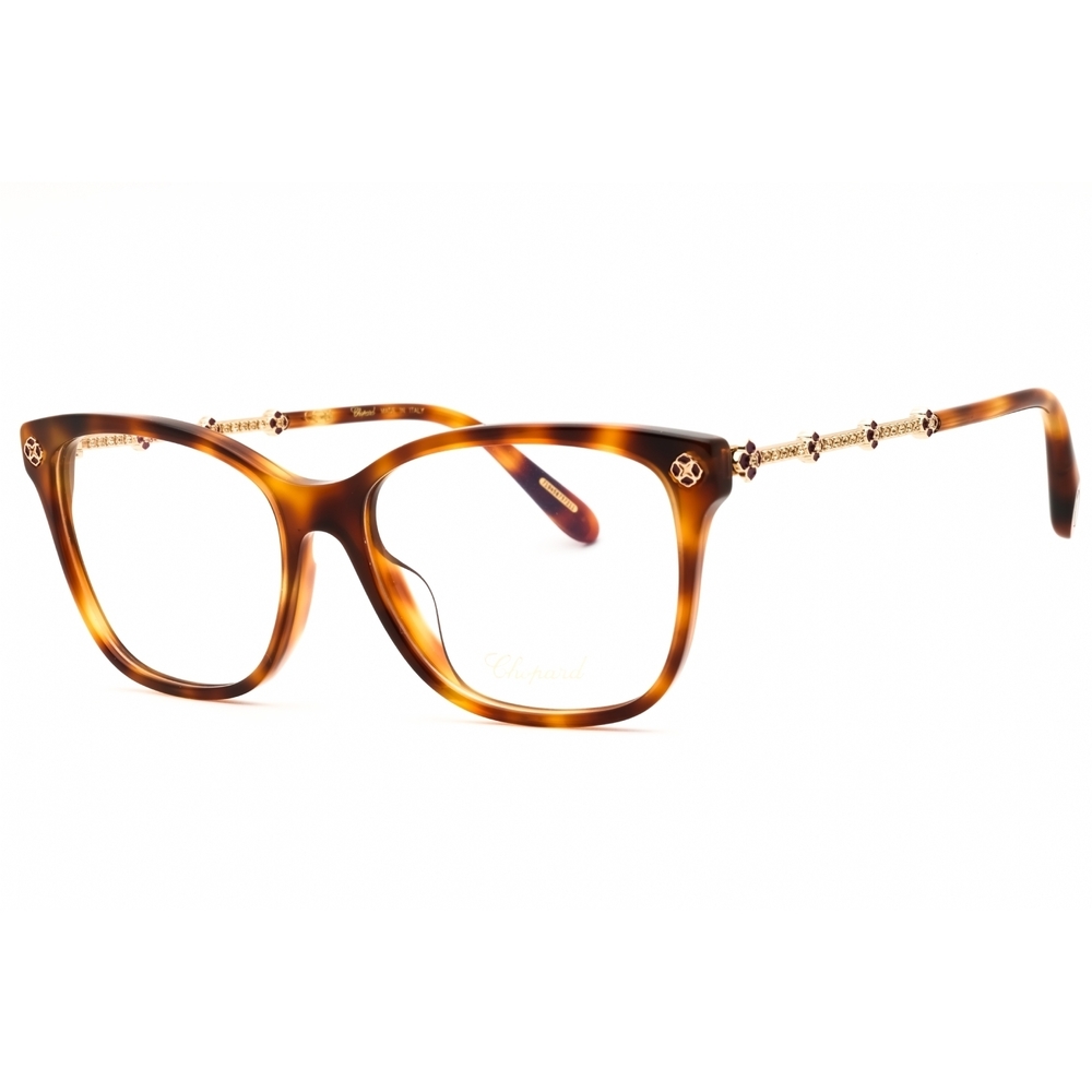 NWT Chopard VCH352S-03AQ Havana Rectangle 54mm Eyeglasses